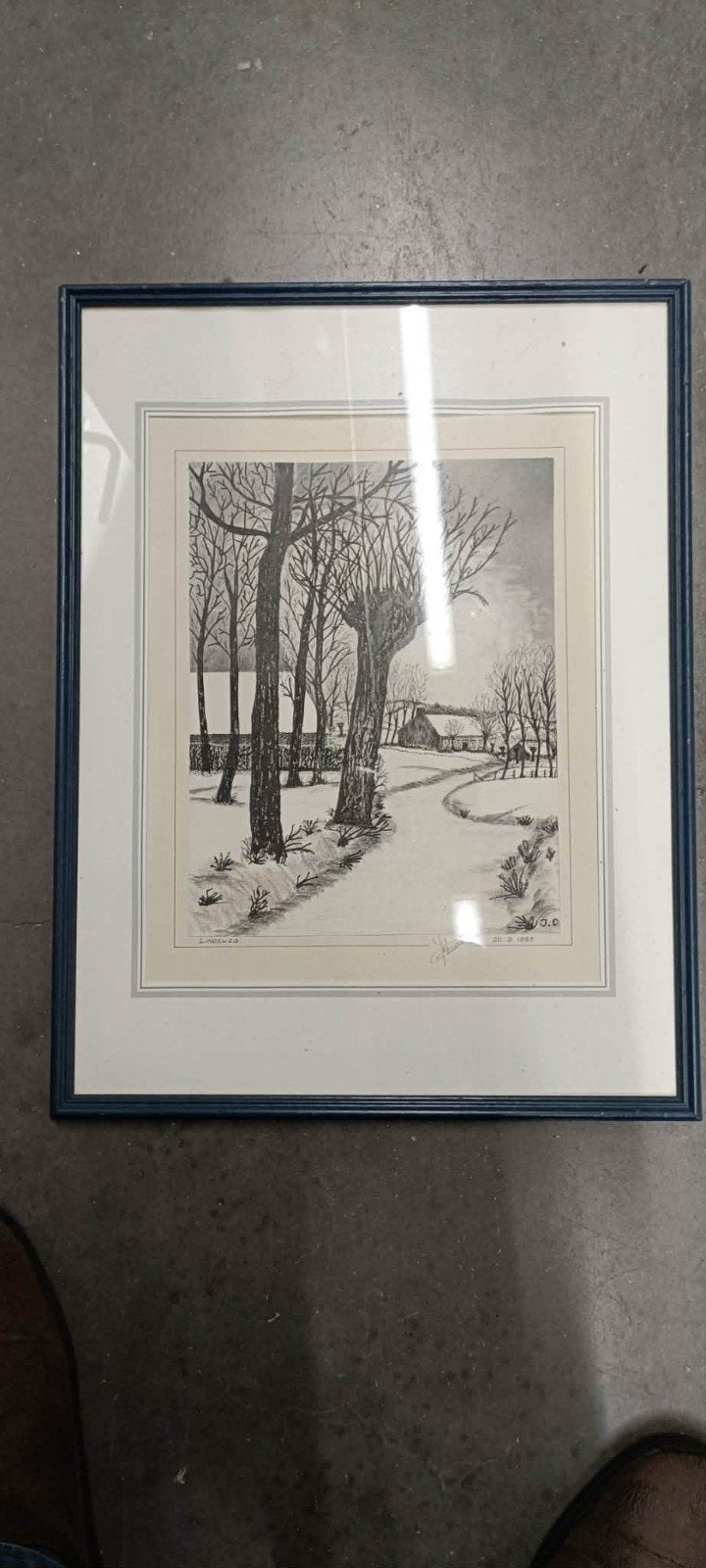 pentekening, Ophalen, Pentekening