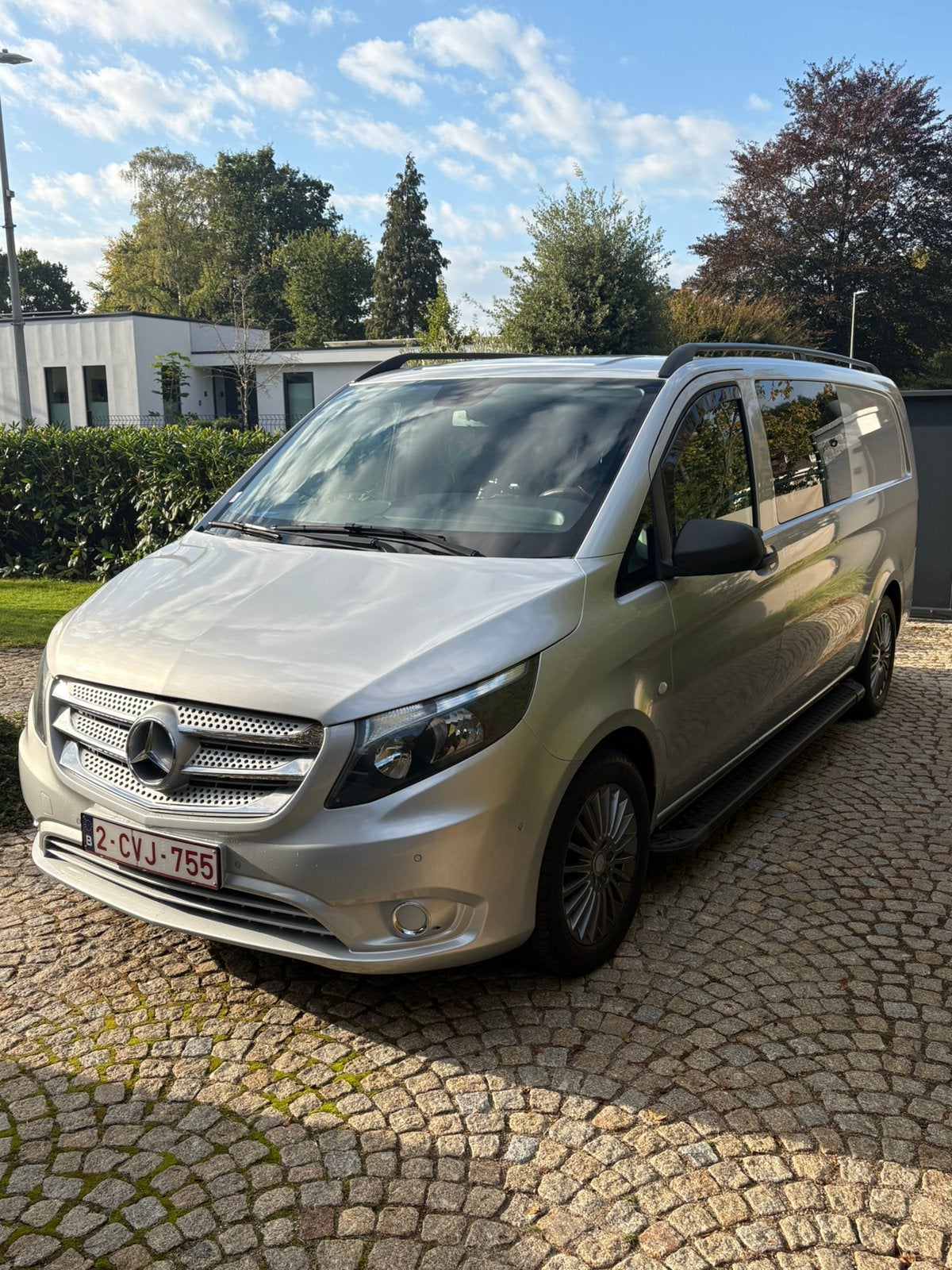 Mercedes Benz Vito 119D L3 autom. dubbele cabine., Automaat, 4 cilinders, 2000 kg, Parkeerassistent