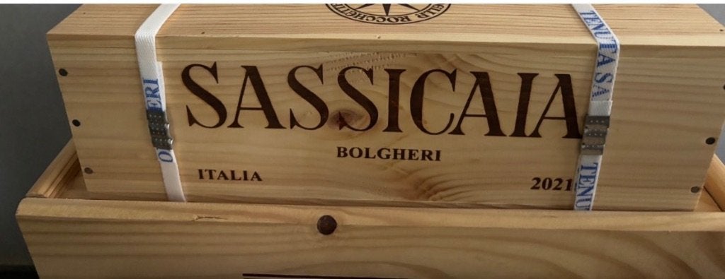 Sassicaia magnum 2021, Enlèvement
