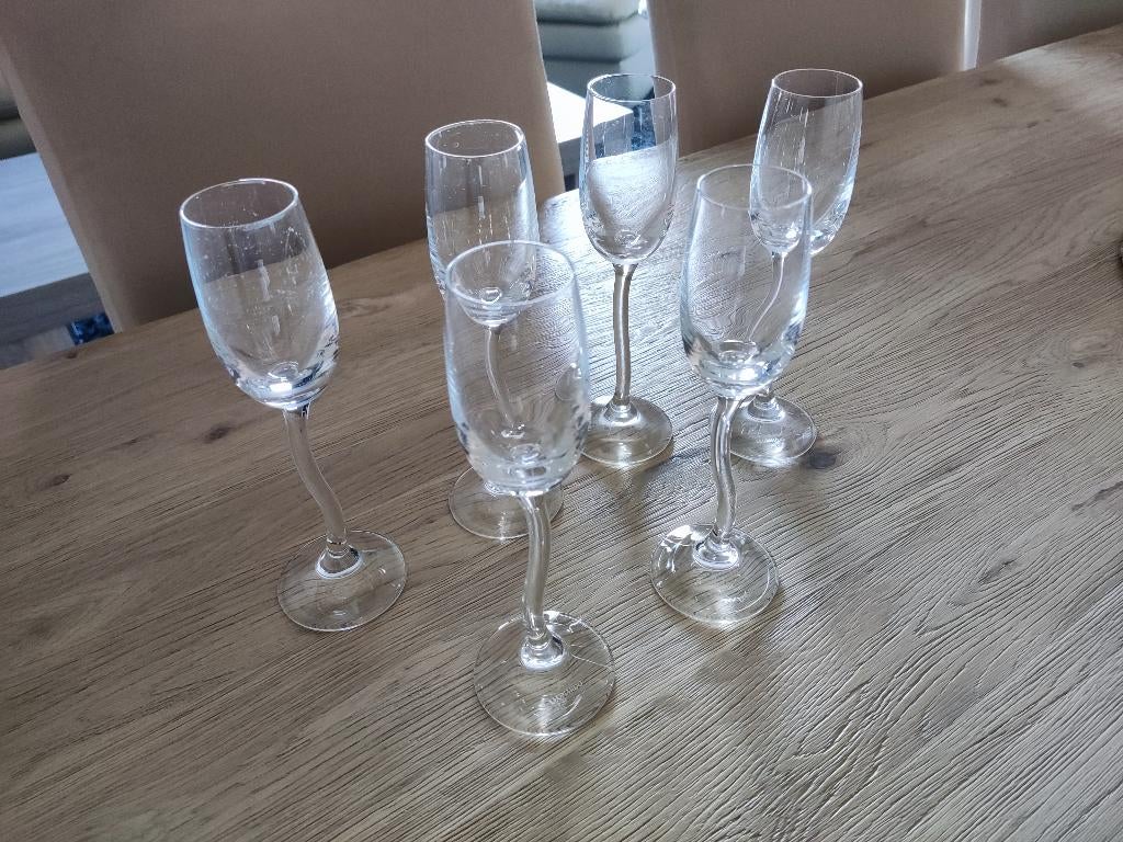 Portoglas Leonardo, Verzamelen, Glas en Drinkglazen, Ophalen, Zo goed als nieuw, Borrel- of Shotglas