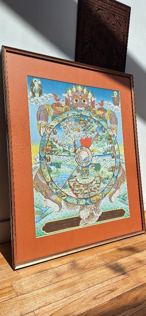 Tibetaans thangka-schilderij, Antiek en Kunst, Ophalen