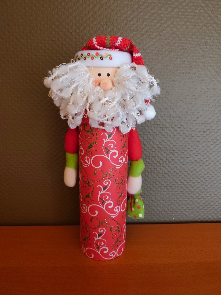 Fles verpakking kerstman, Diversen, Ophalen of Verzenden