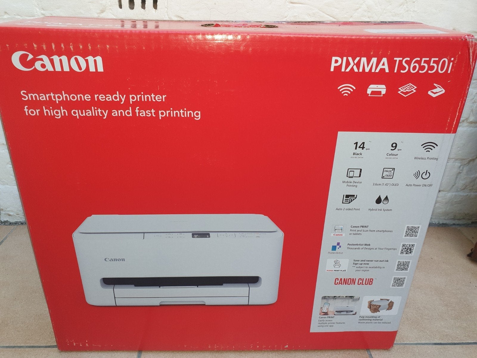 Canon PIXMA TS6550i, Informatique & Logiciels, Imprimantes, Canon, All-in-one, Enlèvement, Imprimante à jet d'encre