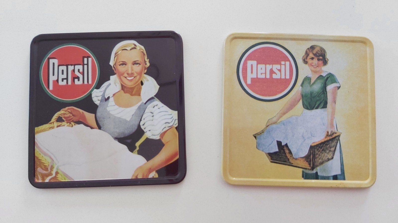 2 Persil retro onderzetters, Ophalen of Verzenden, Nieuw