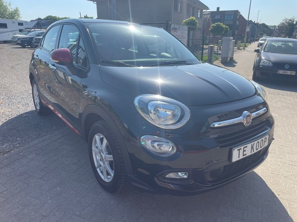 Fiat 500X 1.6 benzine van 09/2016 met 95000km!, Autos, Fiat, Essai à domicile, Euro 6, Entreprise, Noir