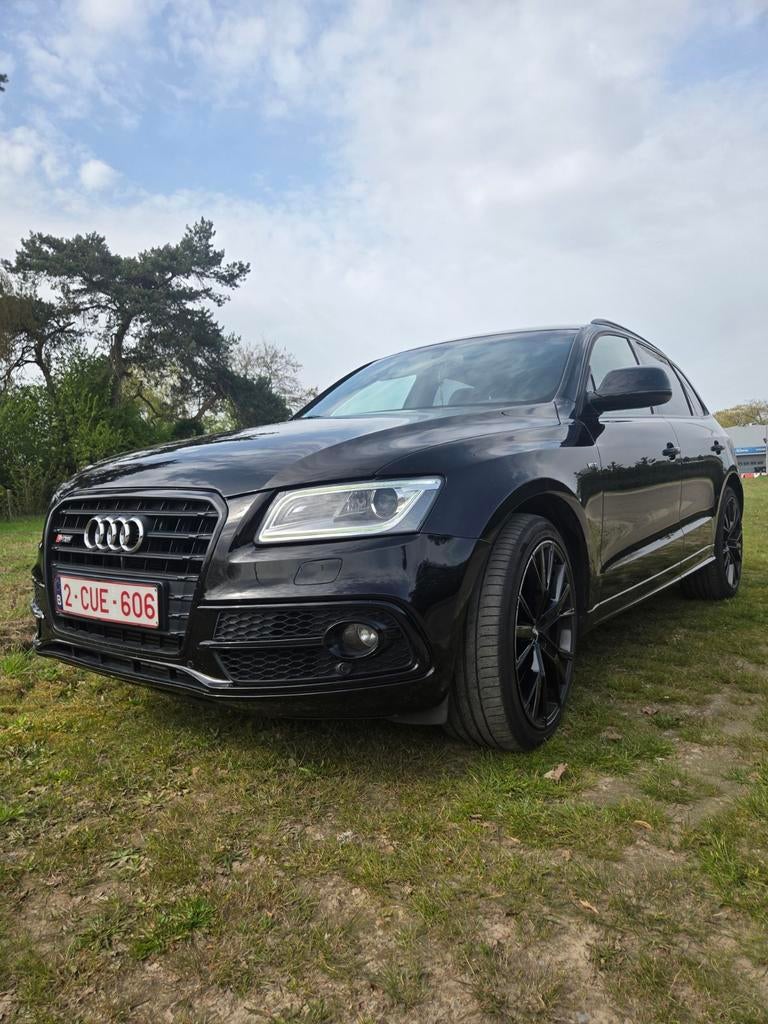 Audi SQ5 3.0 V6 TDI quattro Plus, Auto's, Audi, Automaat, Euro 6, Zwart, Leder