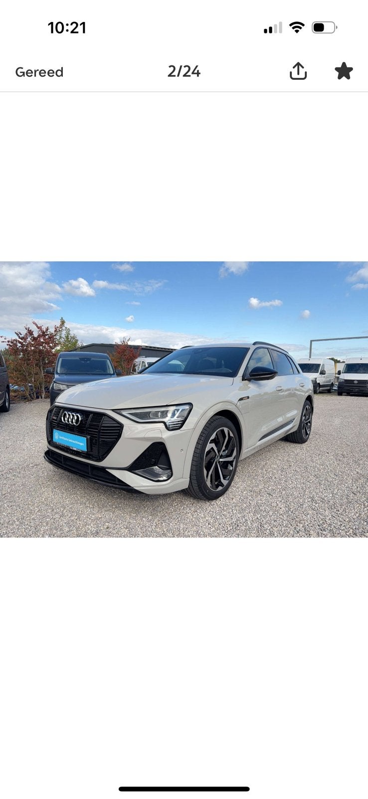 Audi etron  71kwh 50 quatro s line, Autos, Achat, 5 portes, Particulier, Ordinateur de bord