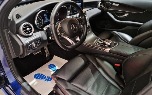 Mercedes‑Benz C350e Automaat – Plug-in Hybride – 124.000 km, Autos, Cuir, Euro 6, Entreprise, Noir