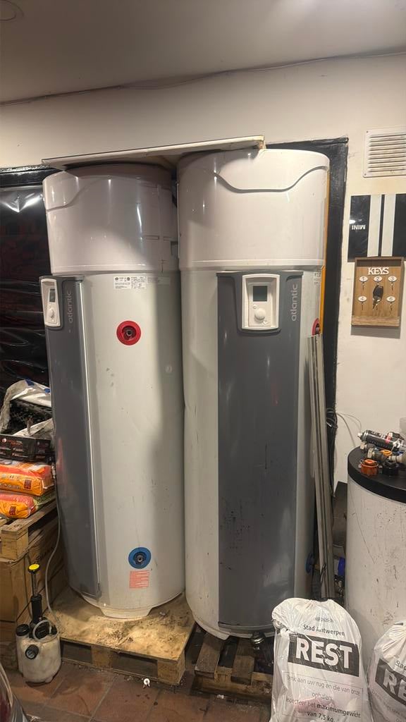 Warmtepompboiler Atlantic 270L, Bricolage & Construction, Chauffe-eau & Boilers, Comme neuf, Boiler, Enlèvement