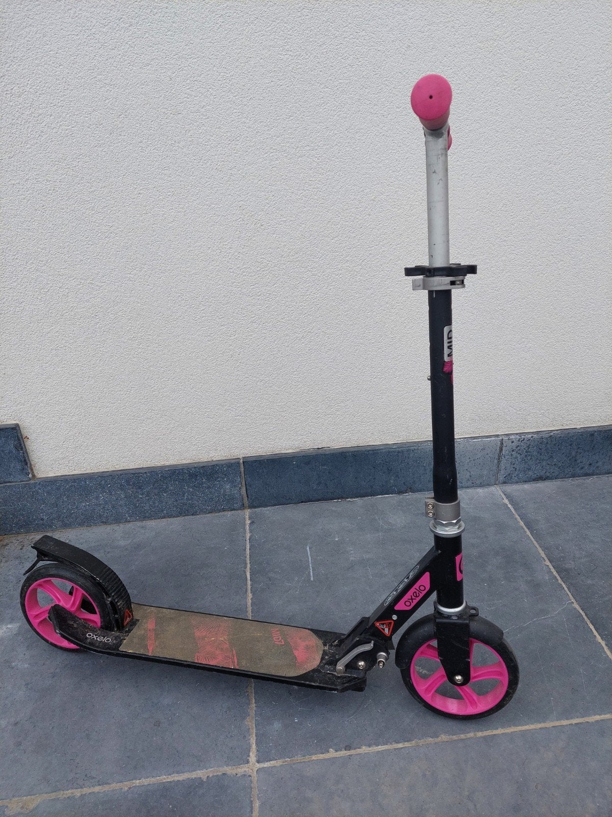 Step OXELO roze, Fietsen en Brommers, Steps, Ophalen, Gebruikt, Gewone step, Oxelo (Decathlon)