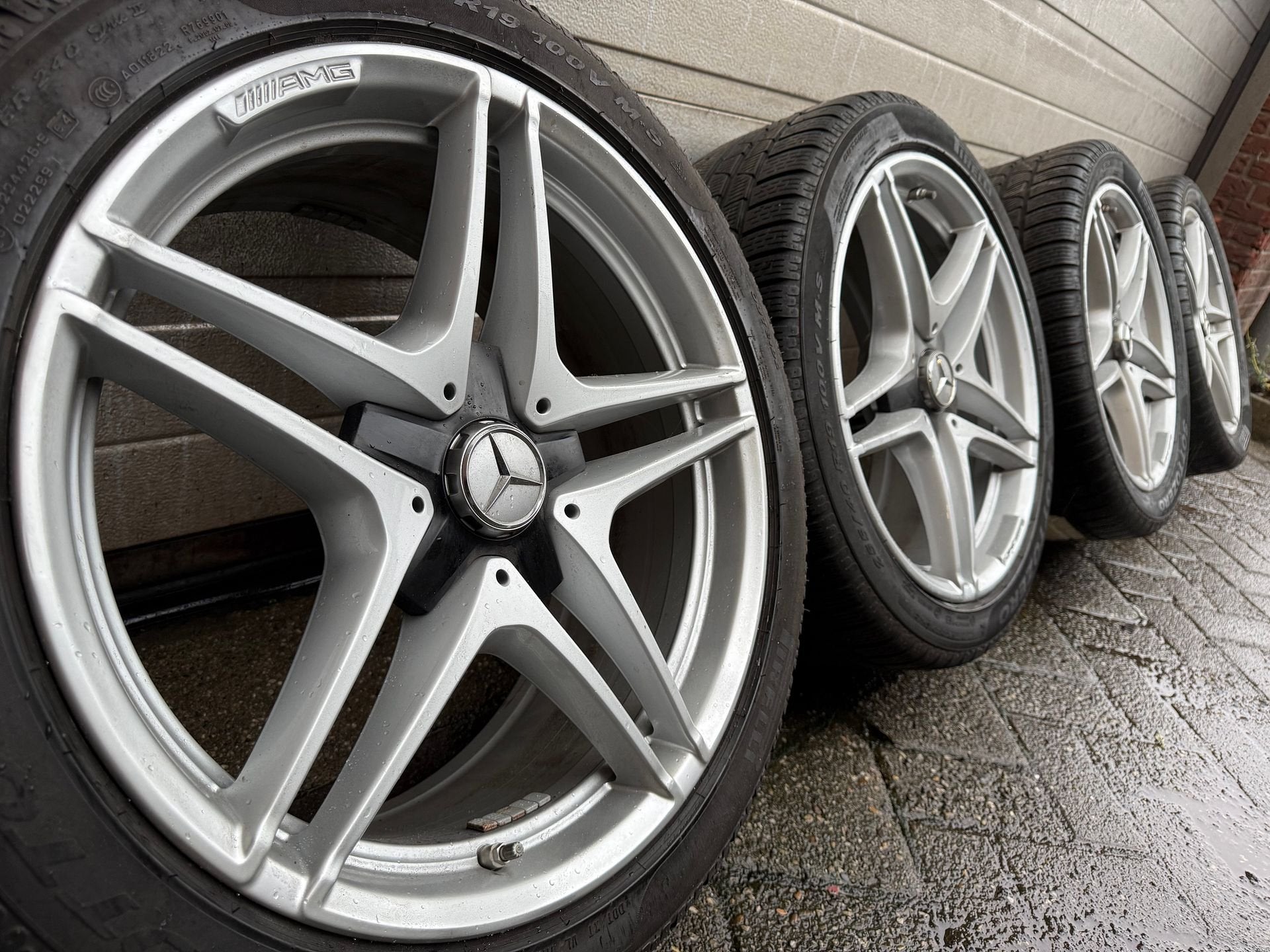 Originele 19 inch AMG Mercedes E klasse W213 velgen banden, Auto-onderdelen, 19 inch, -, -, Banden en Velgen