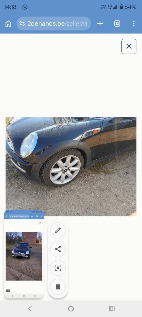 te huur mini cooper 2002, Enlèvement ou Envoi, Utilisé