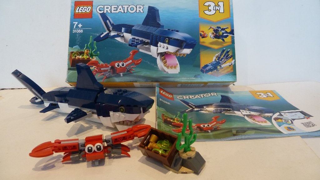 Lego Creator 3 in 1 31088 Deep Sea Creatures, Compleet, Lego, Ophalen of Verzenden, Zo goed als nieuw