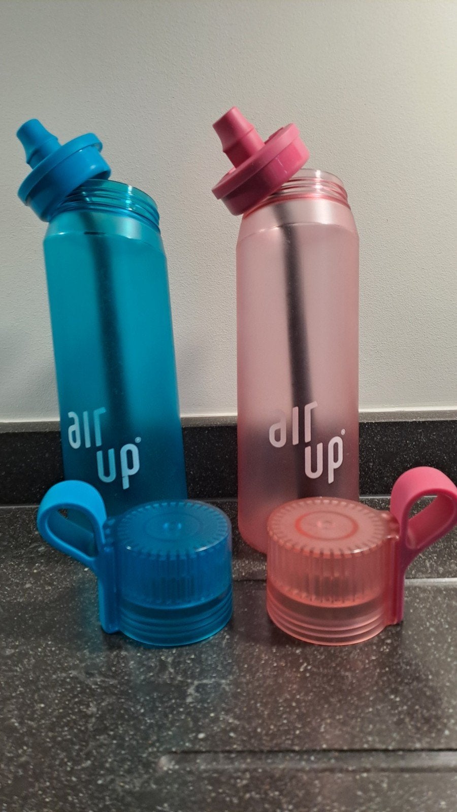 air up drinkfles, Ophalen, Gebruikt