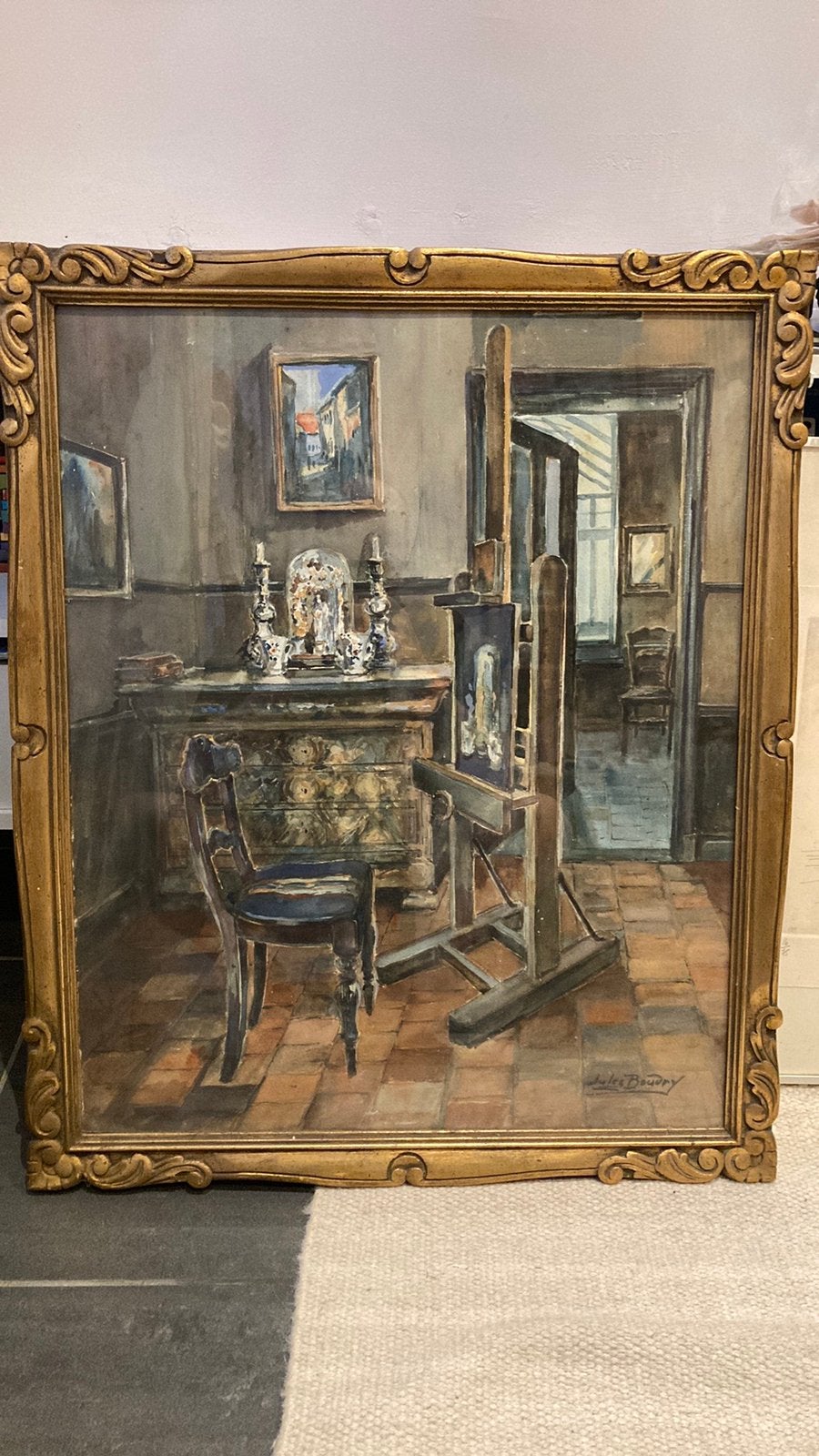 Jules Boudry - Peinture ancienne, Enlèvement