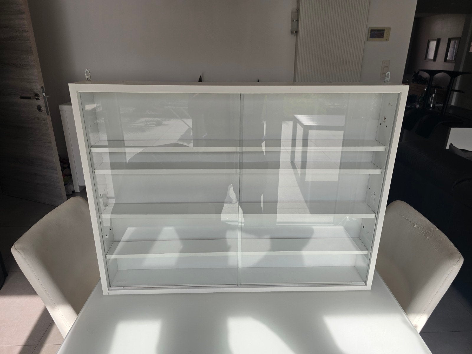 vitrinekast  80 x 60 x 10, Huis en Inrichting, Ophalen, Glas