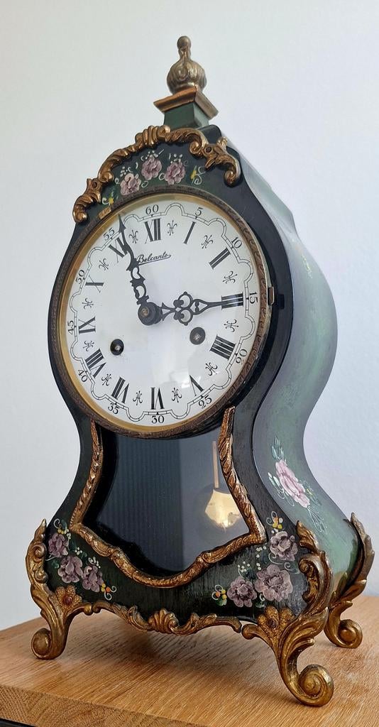 Horloge de table verte Belcanto, Antiquités & Art, Enlèvement
