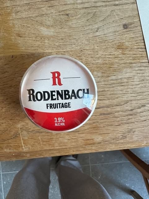 Rodenbach fruitage taplens, Ophalen of Verzenden, Nieuw, Reclamebord, Plaat of Schild, Overige merken