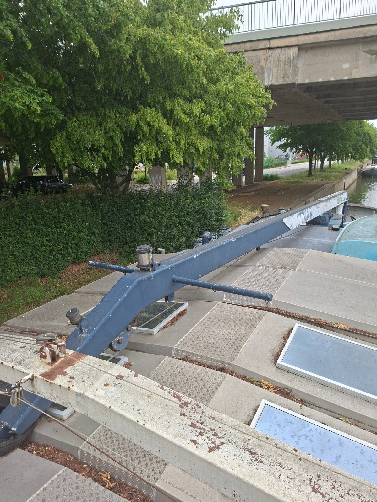 autokraan 11 meter 1500 kg, Watersport en Boten, Beroepsscheepvaart, Ophalen