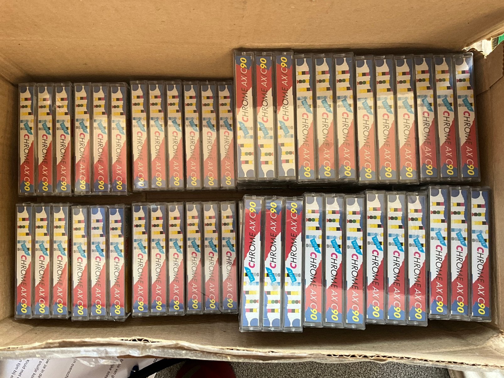 Lege cassettes in blisters van 3 stuks C90, Ophalen, Zo goed als nieuw