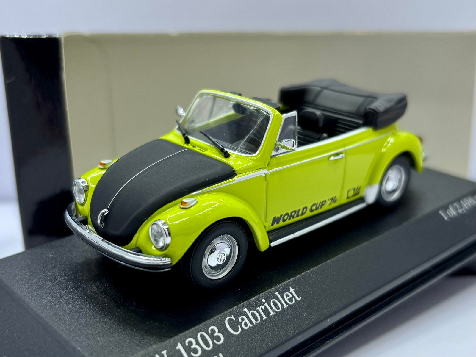 1:43 vw 1303 cabriolet 1974, Enlèvement ou Envoi, Comme neuf, MiniChamps