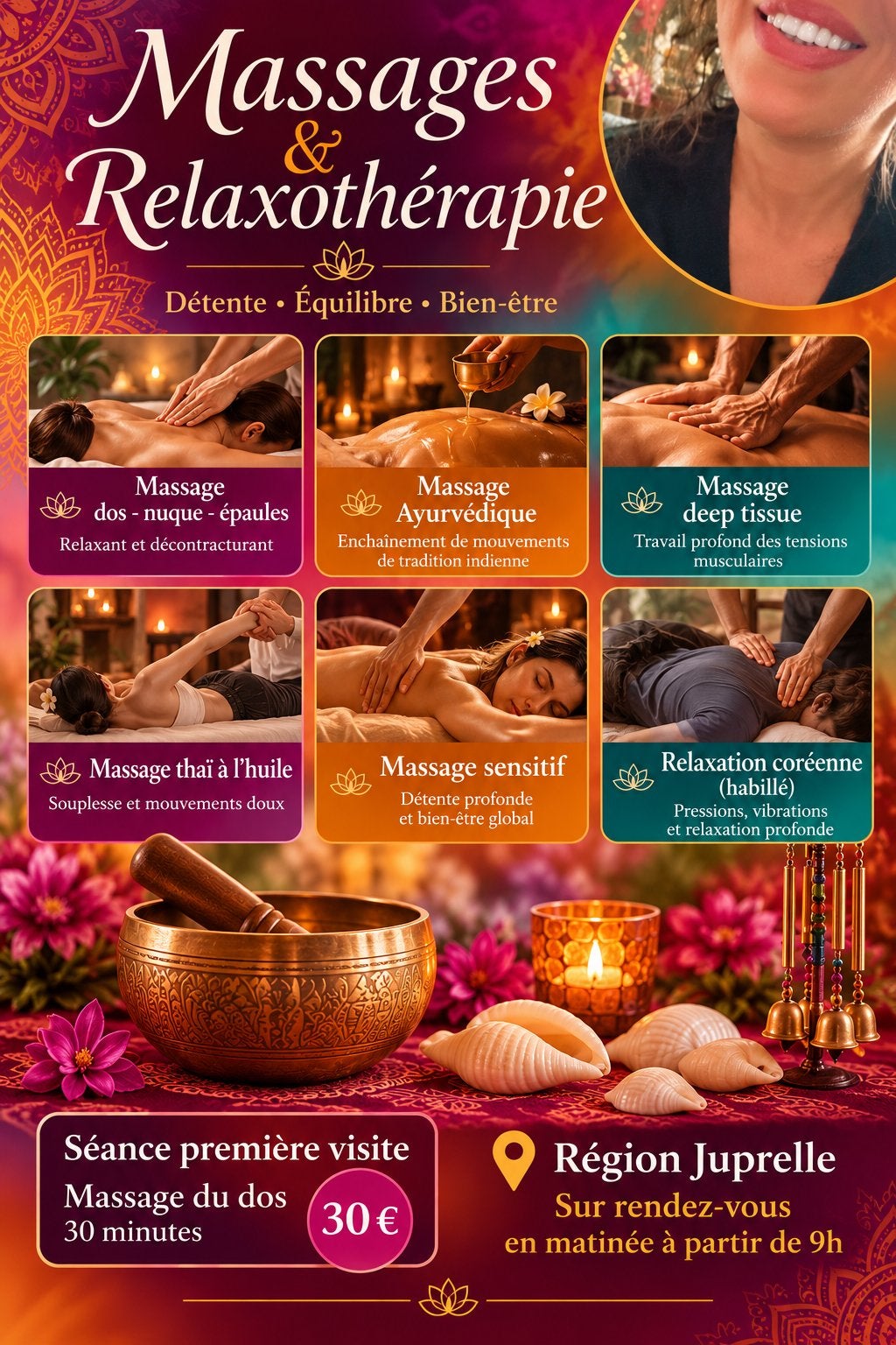 Massage et relaxotherapie, Massage relaxant