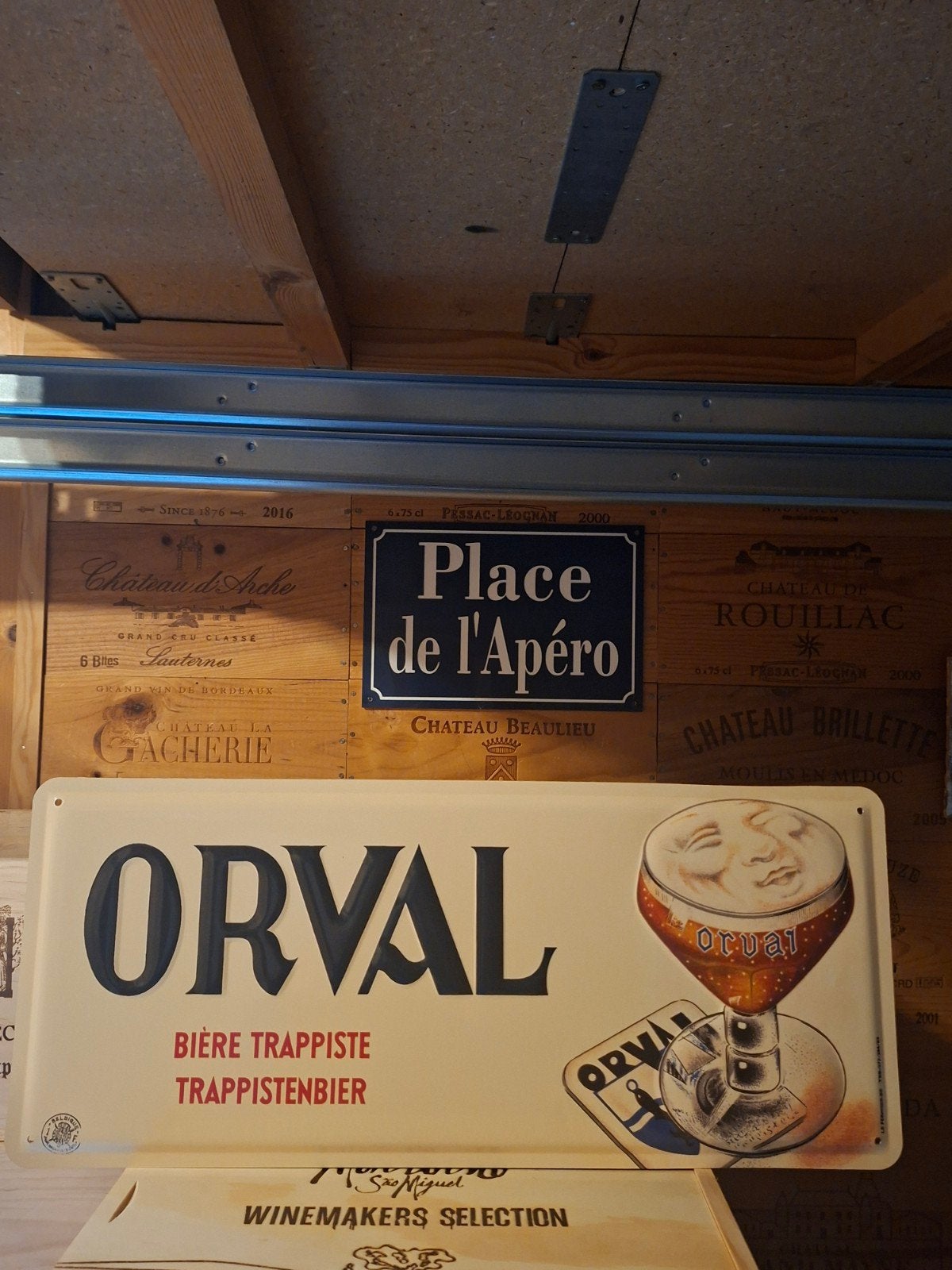 Orval tôle 50x20cm déco Mural cave bar à bière collection, Ophalen