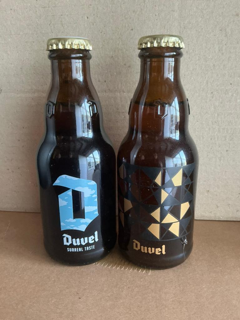 Mini duvel flesjes, Ophalen of Verzenden, Zo goed als nieuw, Flesje(s), Duvel