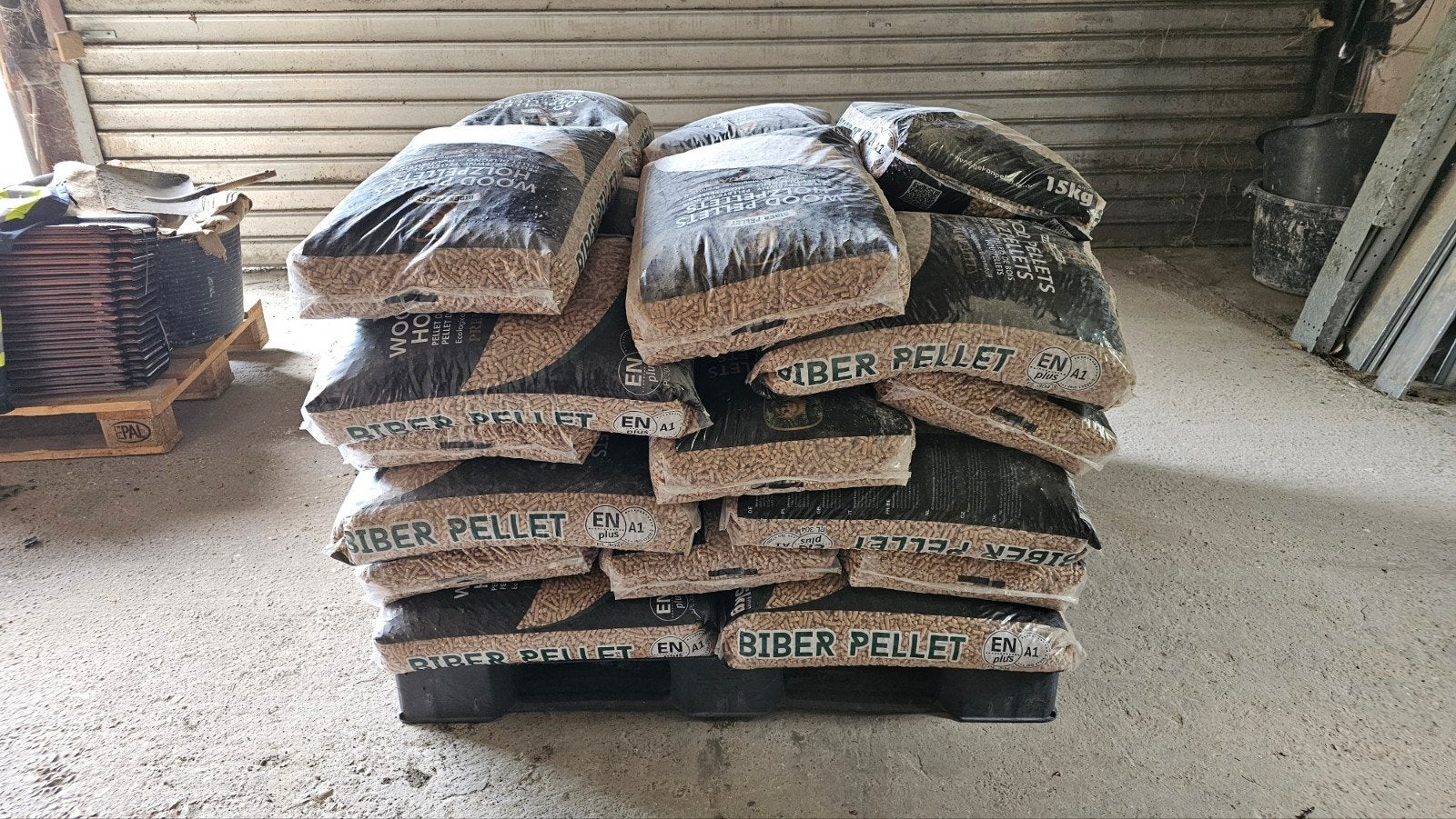 Premium quality houtpellets (lot), Ophalen