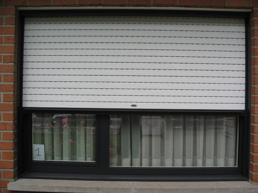 ALU RAMEN 4 JAAR OUD/GLAS 1.0 KW huis afbreken teg.end. jaar, Ophalen, Gebruikt, Gevelraam of Ruit, Dubbelglas