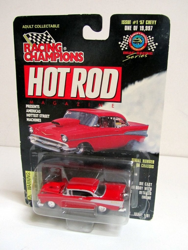 '57 Chevy Hot Rod Magazine Drag Racing Series Issue #1! 1997, Hobby & Loisirs créatifs, Enlèvement ou Envoi, Comme neuf, Voiture