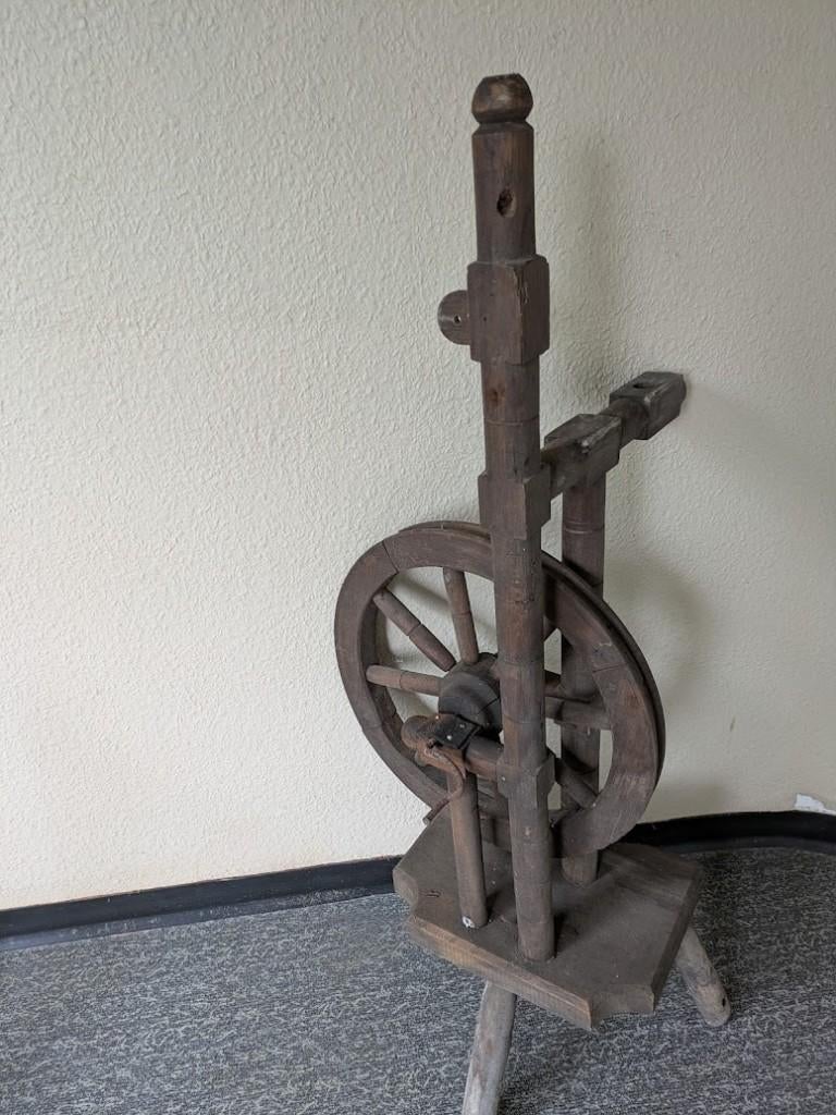 Spinnewiel, Ophalen