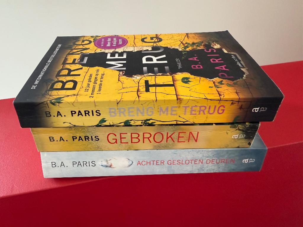 B.A. Paris, Boeken, Ophalen, Gelezen, B.A. Paris, België