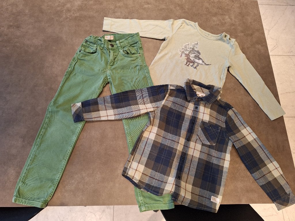 maat 122 hemd en longsleeve, Ophalen of Verzenden, Jongen, Overhemd of Blouse