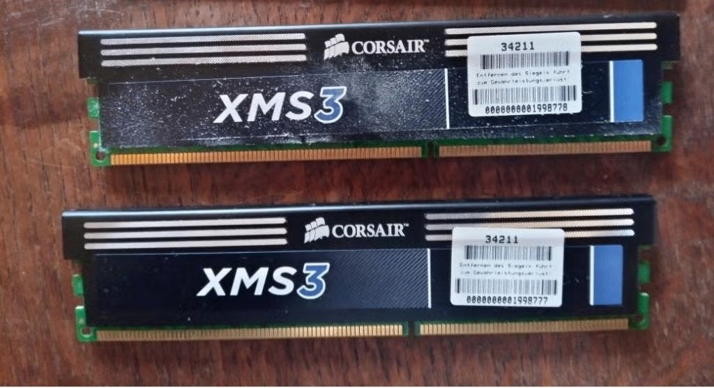 Ram Corsair DDR 3 4 Gb, Computers en Software, RAM geheugen, Gebruikt, Verzenden, DDR3, Desktop