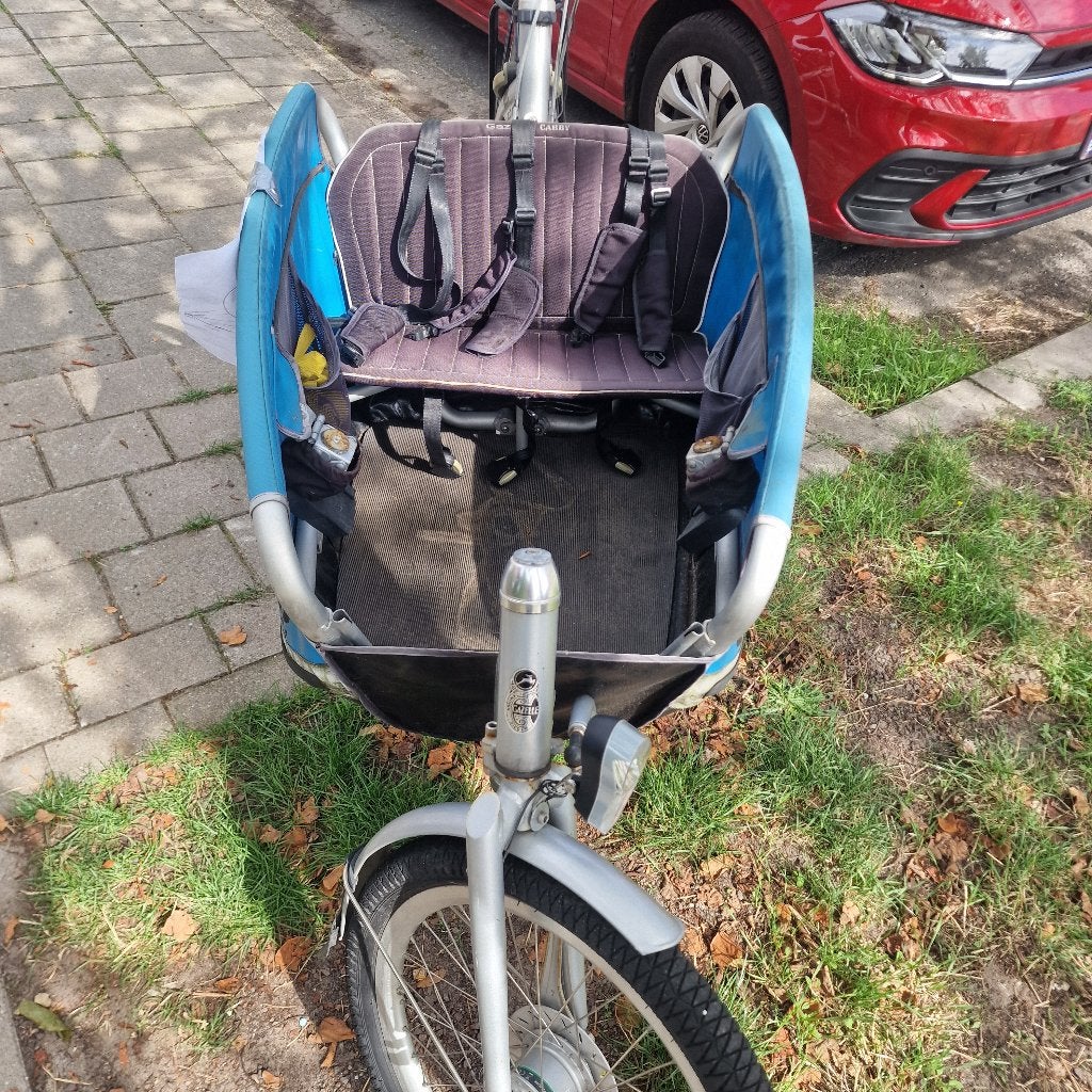 Bakfiets, Ophalen, Gebruikt, Opvouwbaar, 2 kinderen