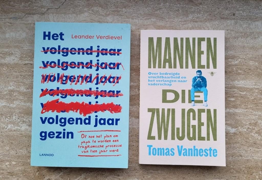 Volgend jaar gezin, Verdievel + Mannen die zwijgen, Vanheste, Verzenden, Nieuw, Zwangerschap en Bevalling, Leander Verdievel + Tomas Vanheste