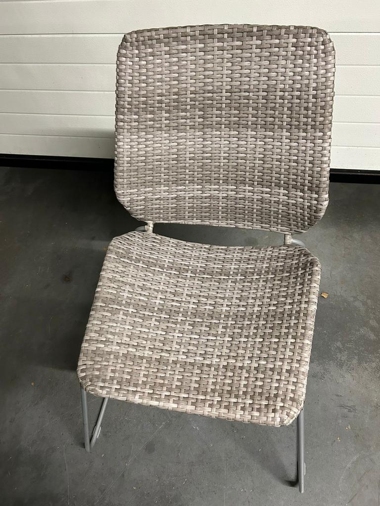 Glazen tafel met 4 stoelen, Enlèvement, Comme neuf