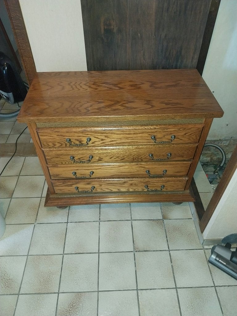 vintage eiken kast, Ophalen