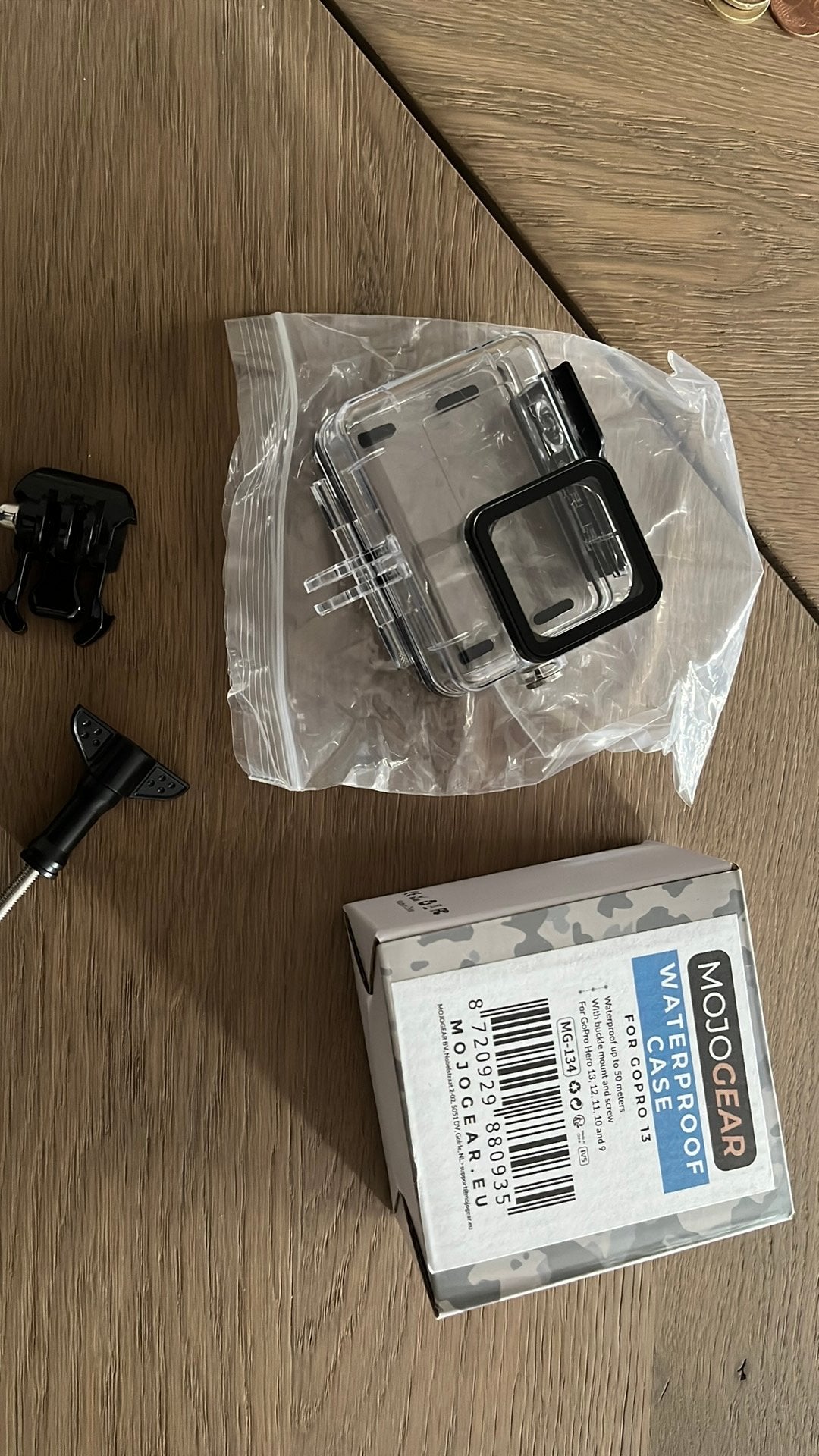 Go pro hero waterproof case, Ophalen, Zo goed als nieuw
