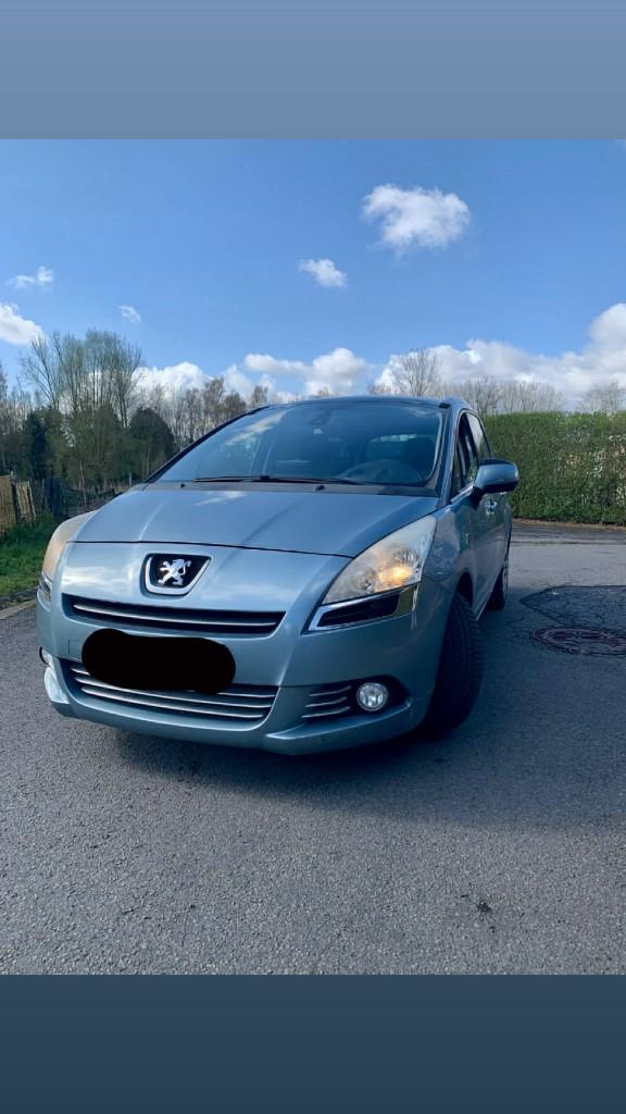 Peugeot 5008 7 places, Auto's, Zwart, Blauw, 5 deurs, Particulier