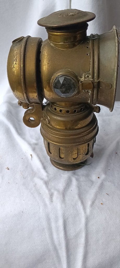 KOPEREN FIETSLAMP, Antiek en Kunst, Ophalen
