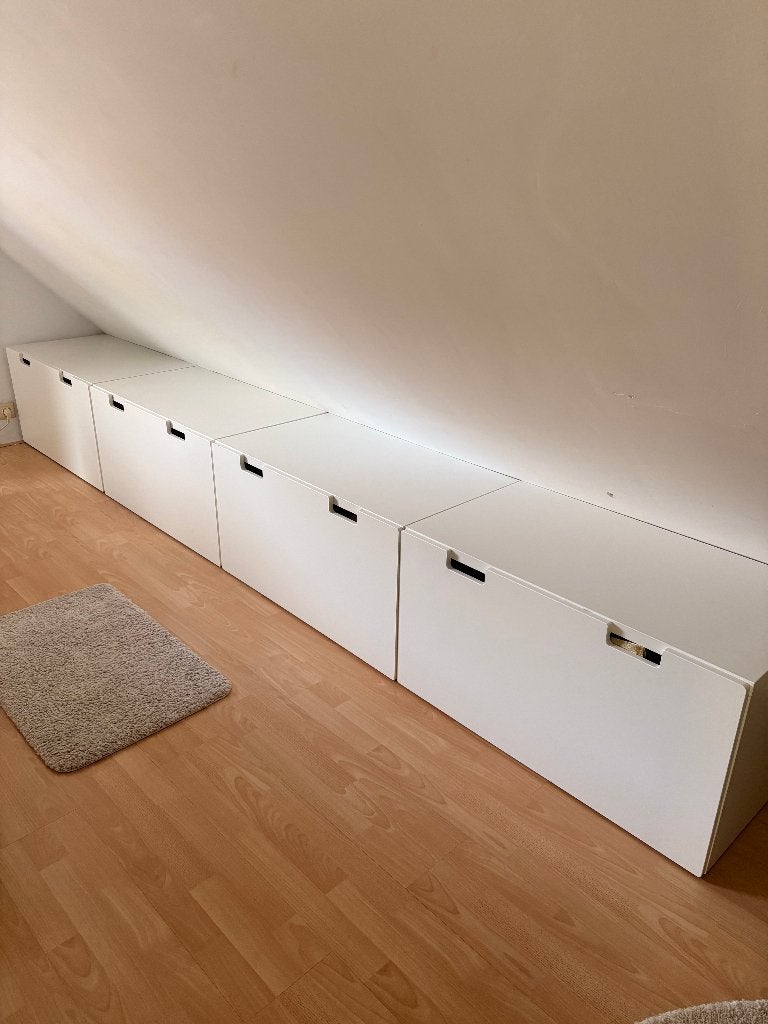 4 bancs de rangement Ikea Småstad/Stuva - 100€ pour les 4, Maison & Meubles, 25 à 50 cm, Moins de 100 cm, Comme neuf, Enlèvement