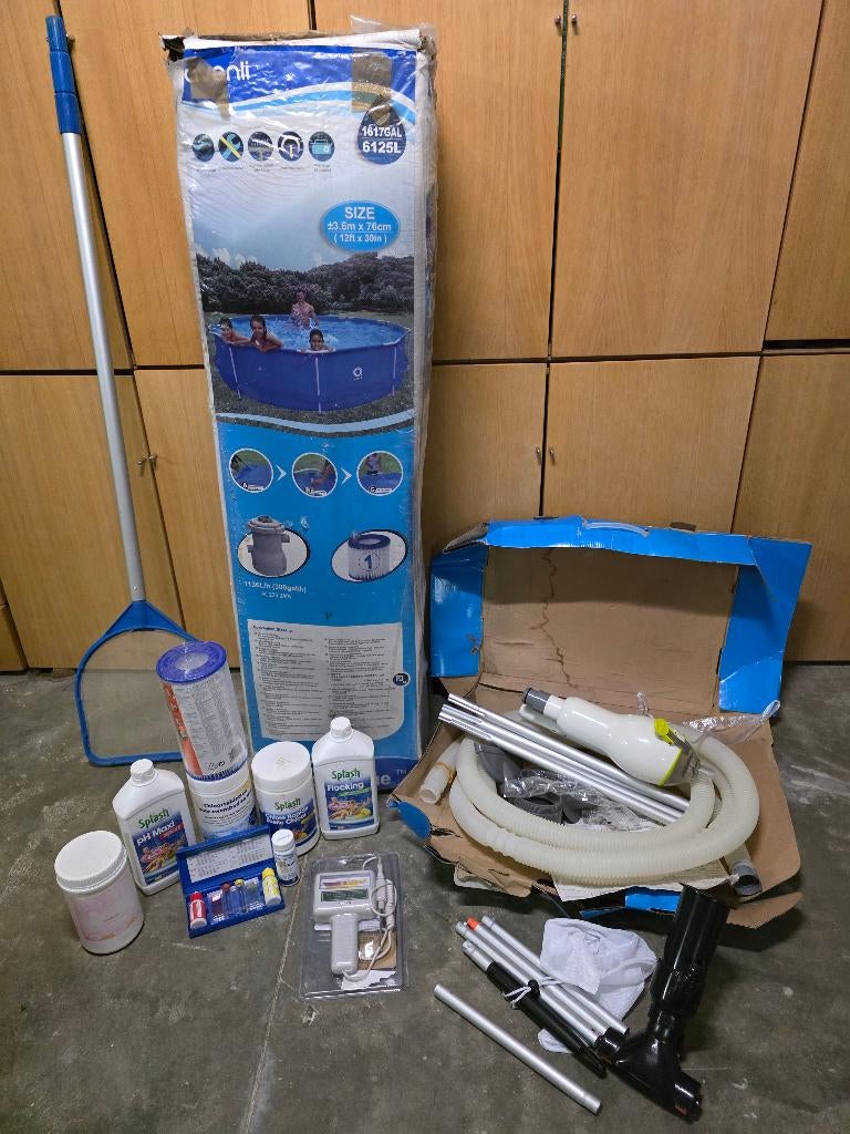 Avenli Opzetzwembad - 3.6m x 76cm (zwaardere pomp + extra's), 200 à 400 cm, 300 cm ou plus, Rond, Enlèvement