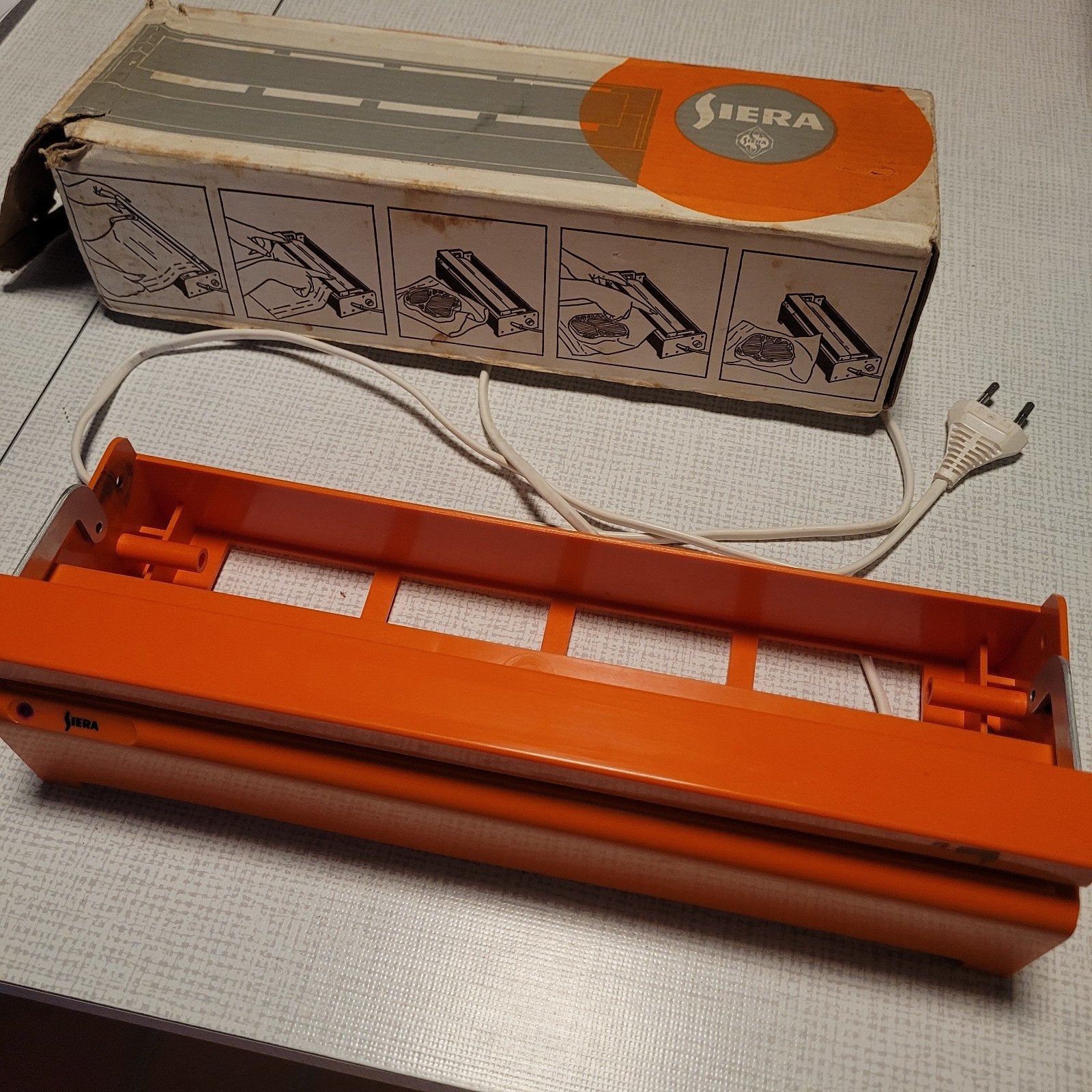 retro Siera-folie-lasapparaat uit de jaren 70, Enlèvement, Utilisé
