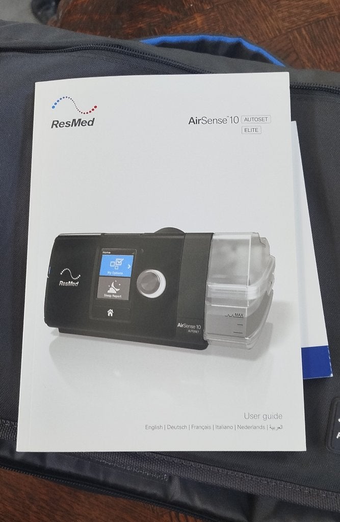ResMed AirSense 10 AutoSet Elite – Appareil PPC / CPAP, Divers, .., .., Enlèvement ou Envoi, Comme neuf