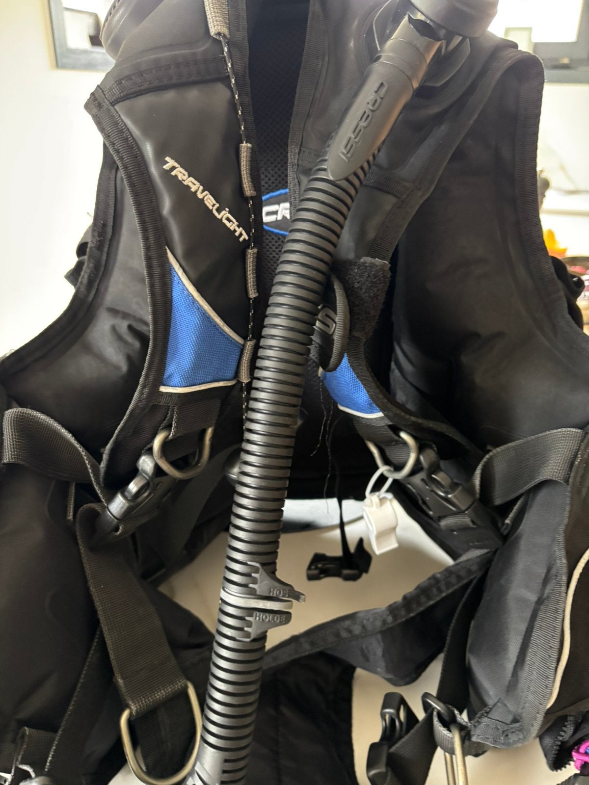 Cressi travel light M, Watersport en Boten, Duiken, Ophalen, Gebruikt