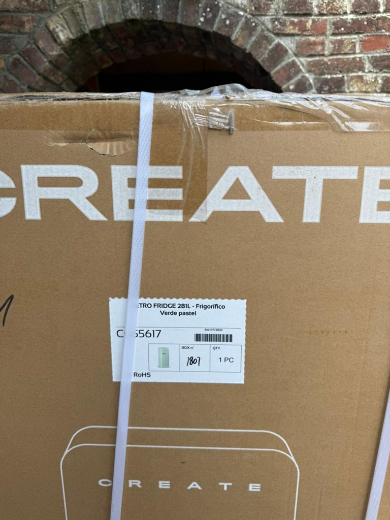 Ijskast van Create, nieuwprijs 1200eu, nooit gebruikt, 100 tot 150 liter, Ophalen, Nieuw, Met vriesvak