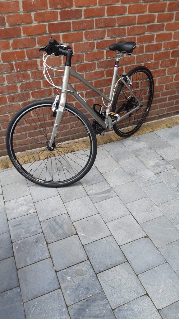 Sportfiets dames TREK, Fietsen en Brommers, 28 inch, Velgrem, Zo goed als nieuw, Meer dan 20 versnellingen