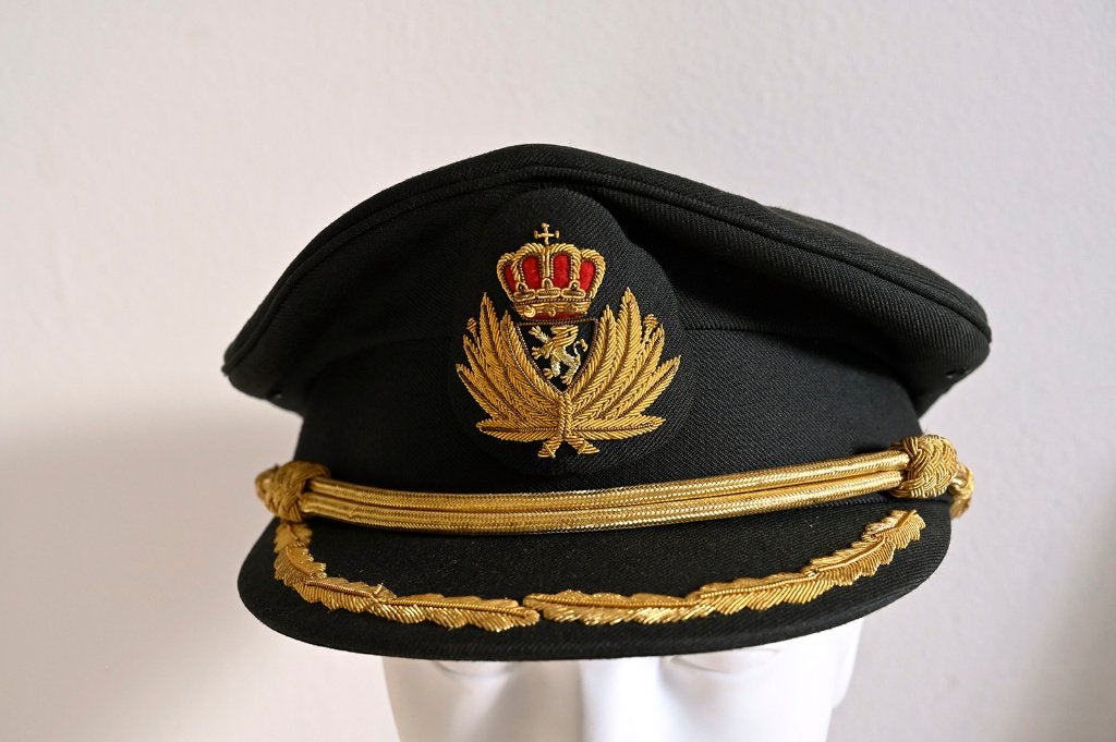 Képi officier supérieur armée belge - 1995, Collections, Envoi, Armée de terre, Casque ou Béret
